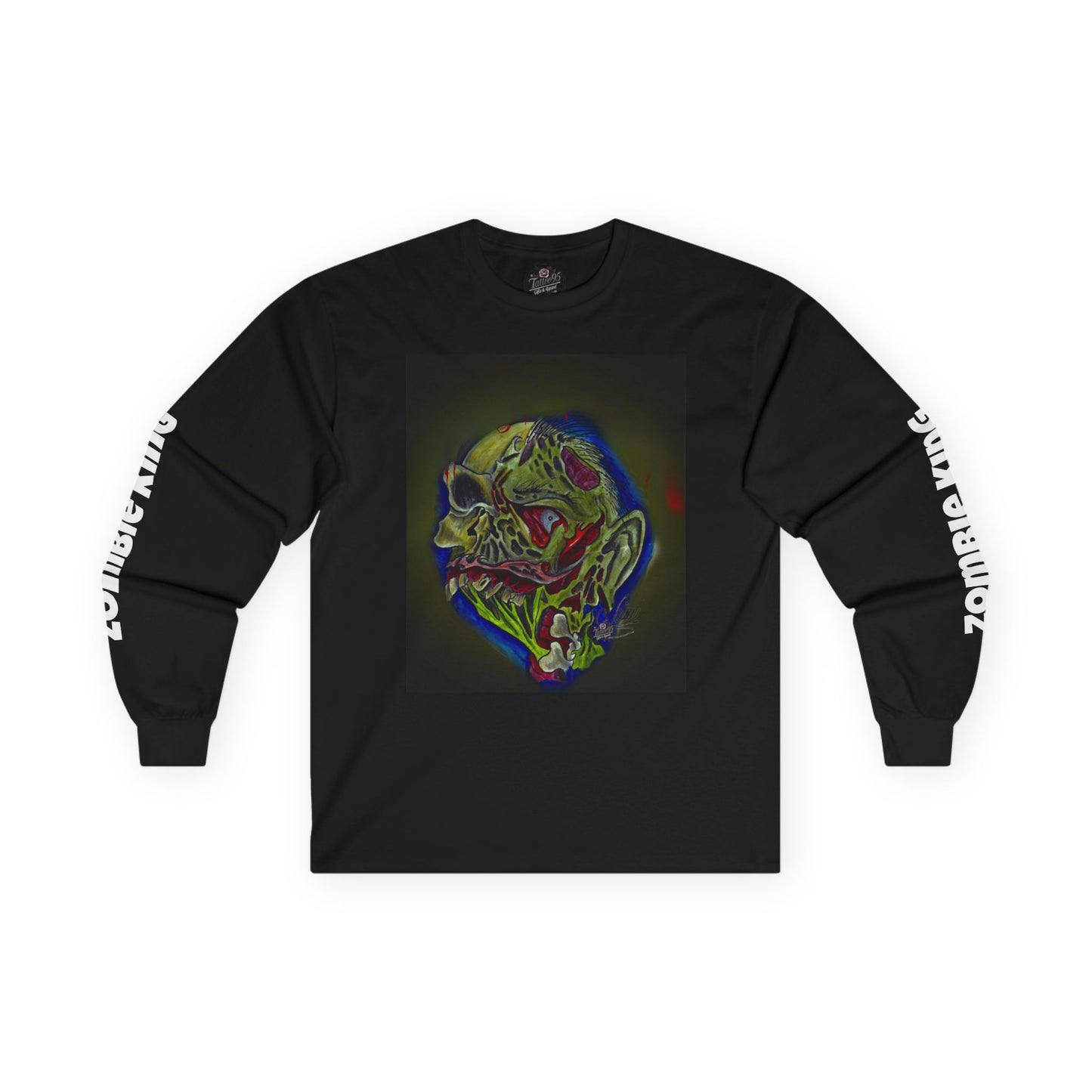 Zombie King of the Dead - Long Sleeved TShirt, Unisex