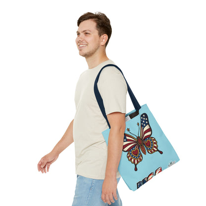 Butterflies Are Free Patriotic Celebration Tote Bag