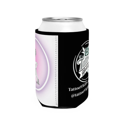 Pretty Bunny Vintage Artwork - Can Cooler Sleeve