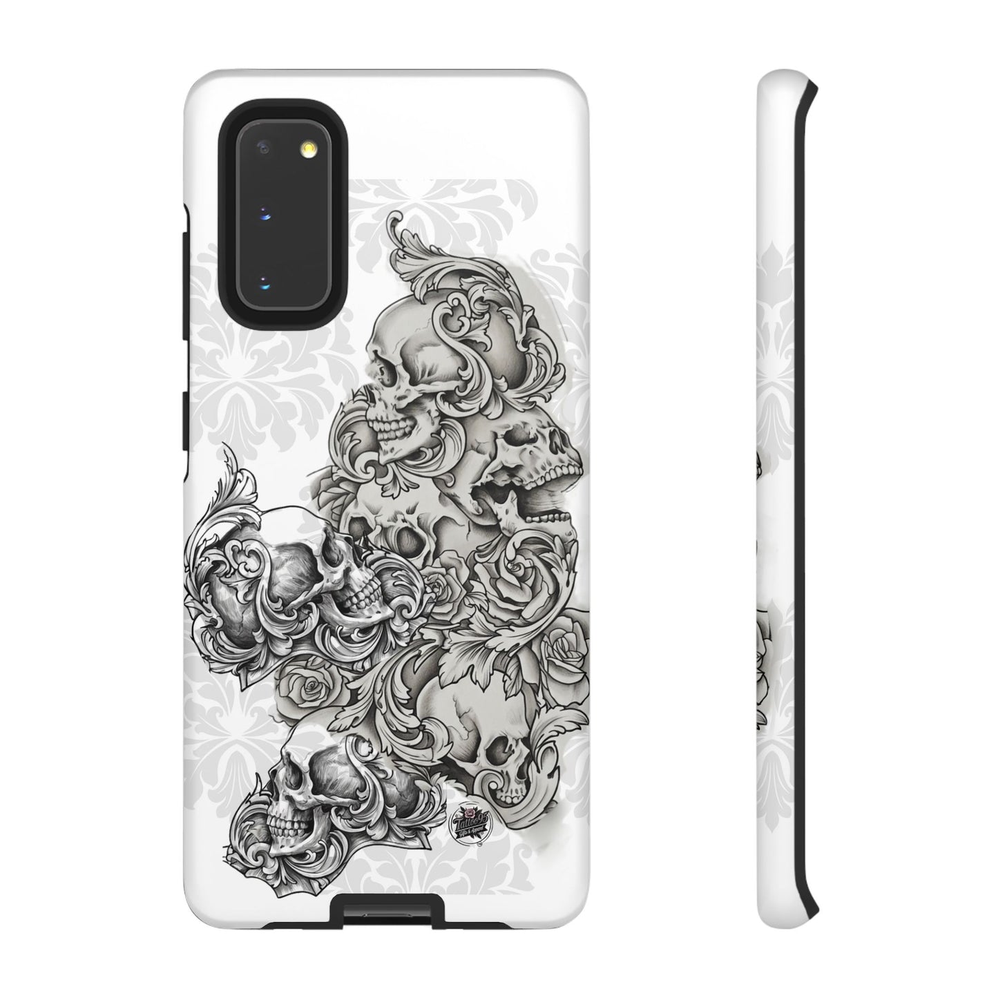 Cascading Skulls - Tough Phone Cases Available in most Galaxy series.