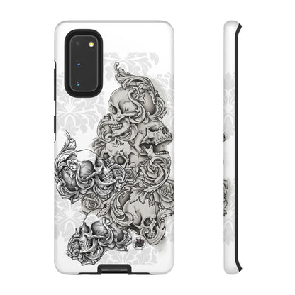 Cascading Skulls - Tough Phone Cases Available in most Galaxy series.