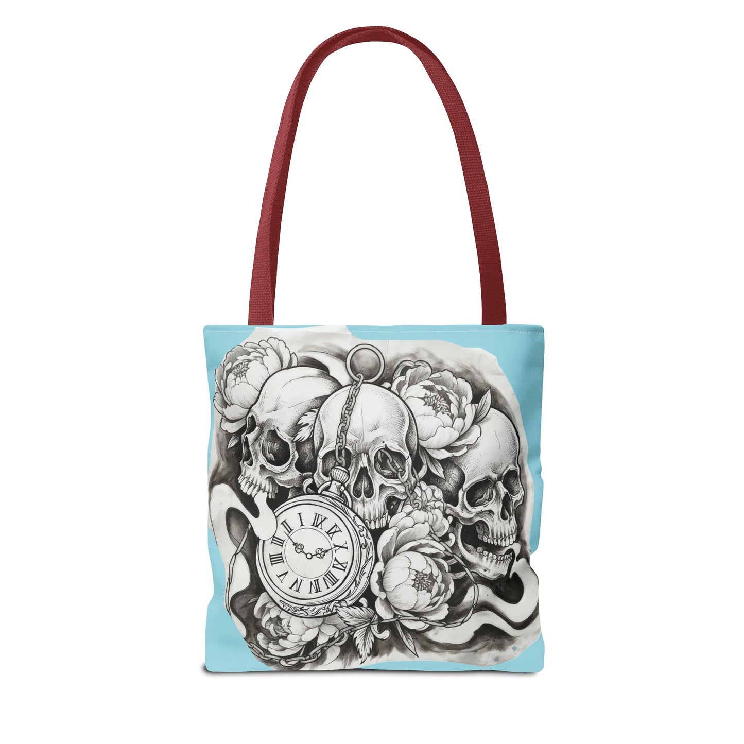 Skull Time - Tote Bag — Gothic Vintage Tattoo Art