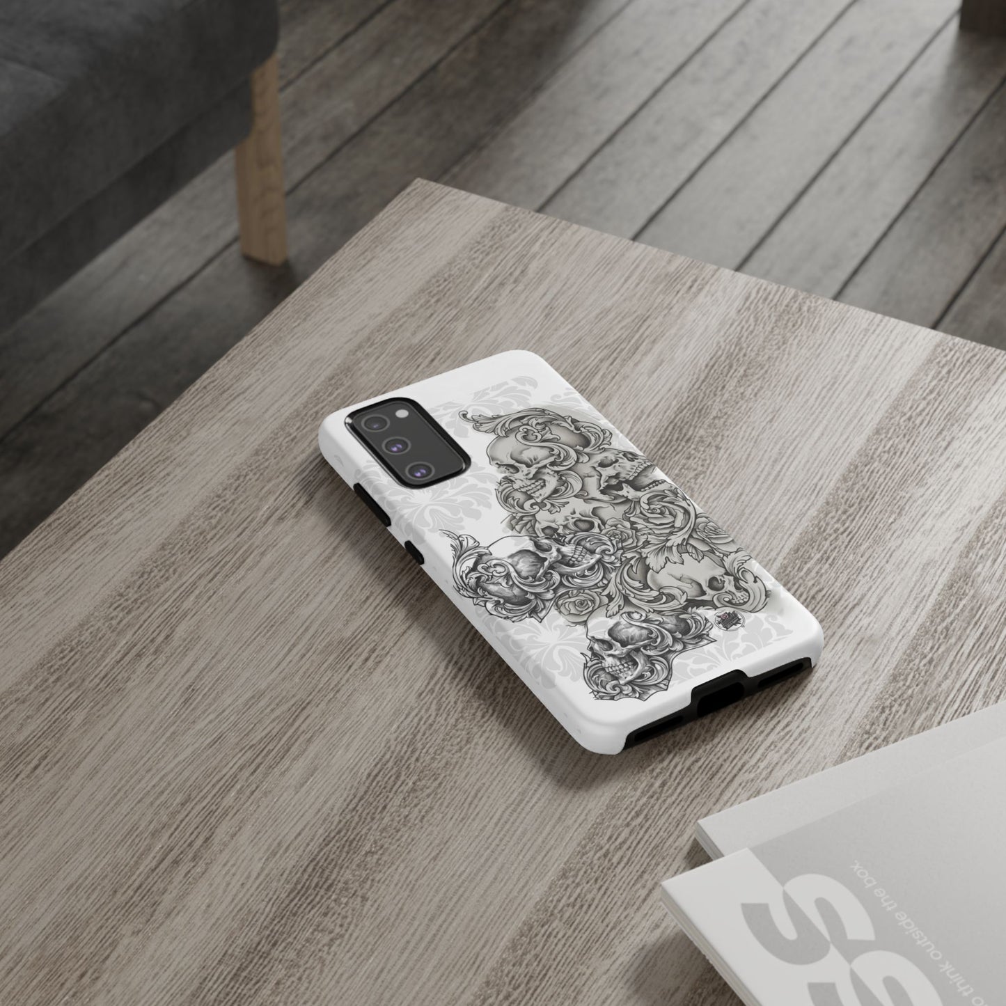 Cascading Skulls - Tough Phone Cases Available in most Galaxy series.
