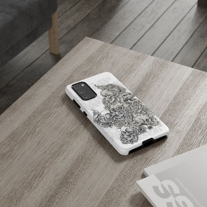 Cascading Skulls - Tough Phone Cases Available in most Galaxy series.