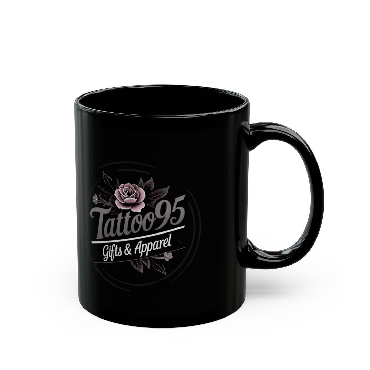 Pitbull Tattoo Art Black Mug — Nikki Thompson (11oz & 15oz)
