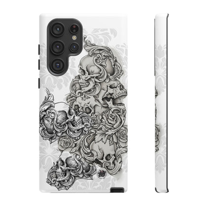Cascading Skulls - Tough Phone Cases Available in most Galaxy series.