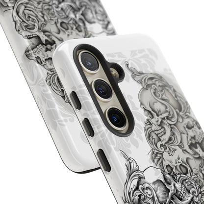 Cascading Skulls - Tough Phone Cases Available in most Galaxy series.