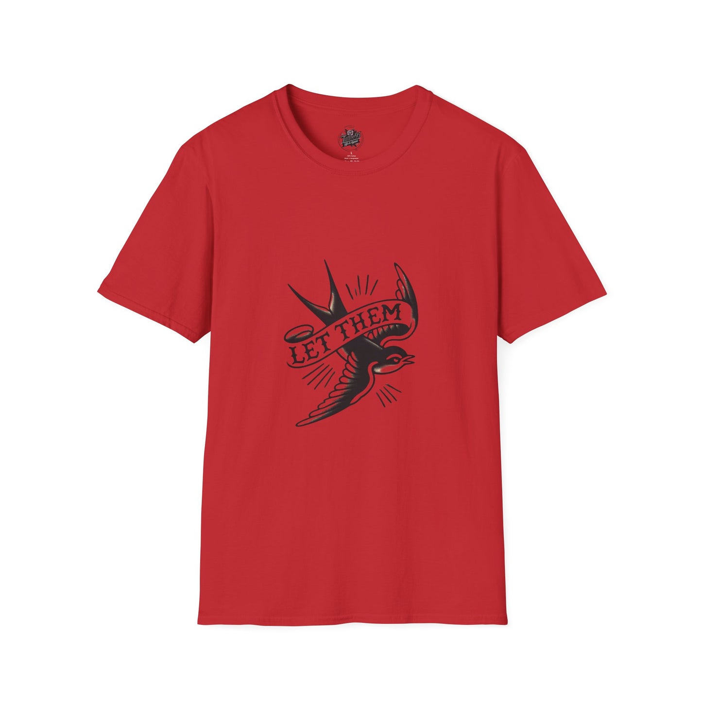 Retro Tattoo 'Let Them' Healing Message T-Shirt