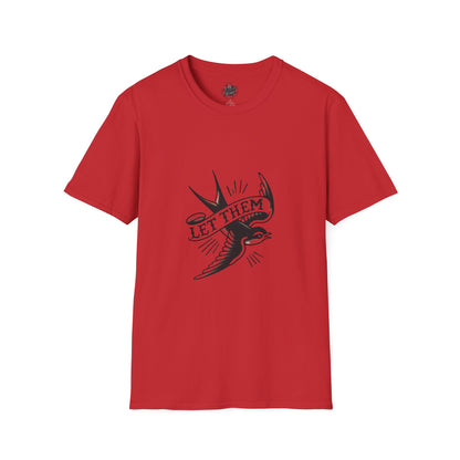 Retro Tattoo 'Let Them' Healing Message T-Shirt