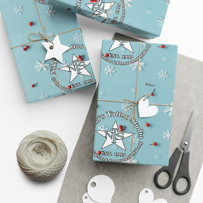 Nikki's Tattoo Studio Collection - Gift Wrapping - Snowflakes & Cherries