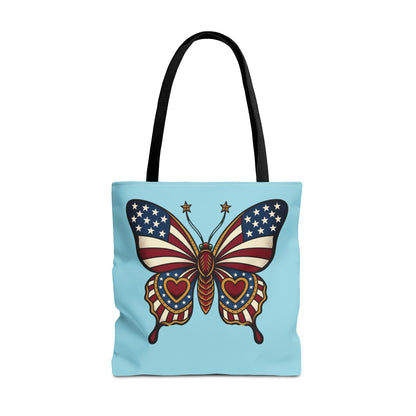 Butterflies Are Free Patriotic Celebration Tote Bag