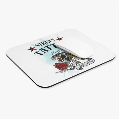 Nikki's Tattoo Studio Collection - Panther Dagger Rose - Mouse Pad