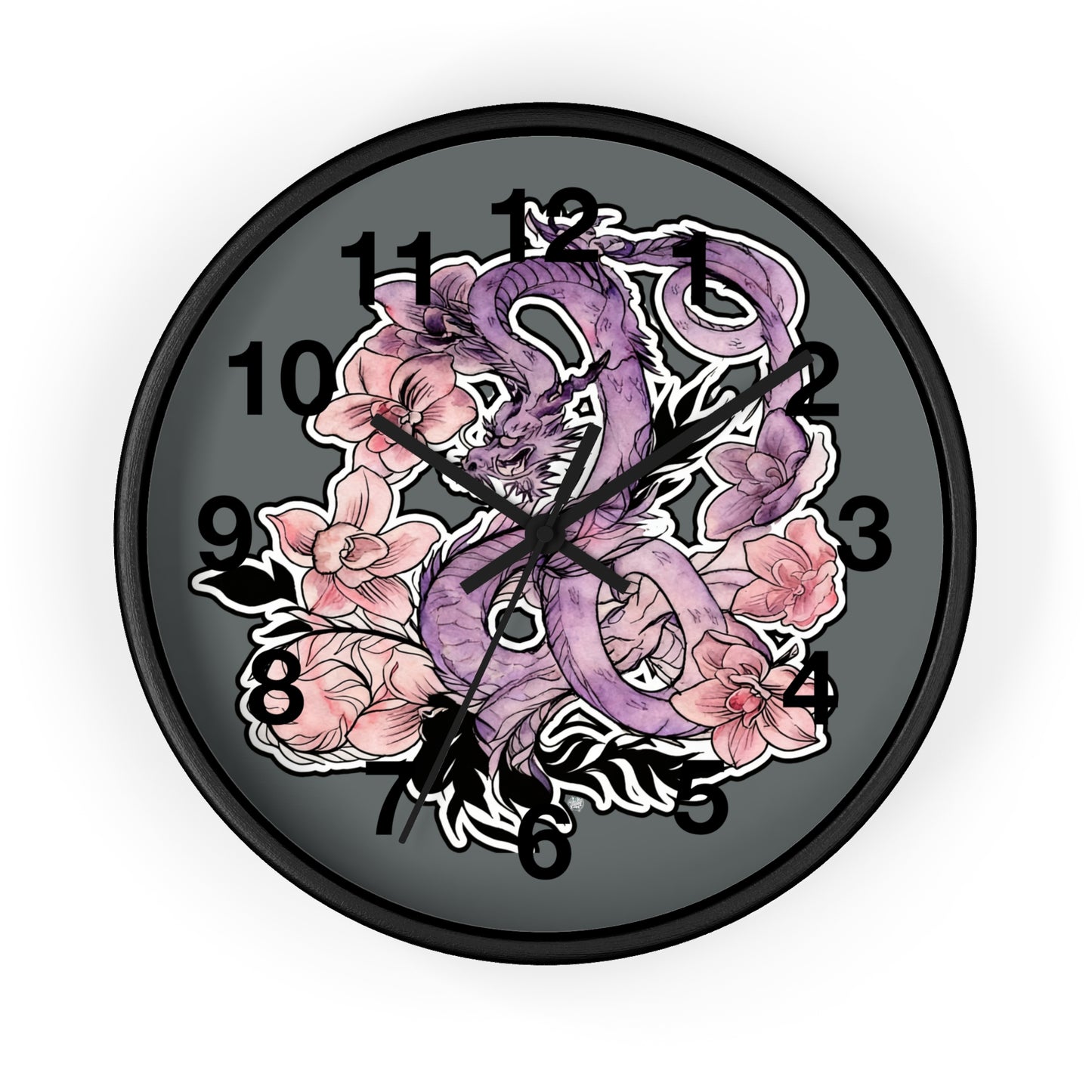 Dragon Orchids - Wall Clock