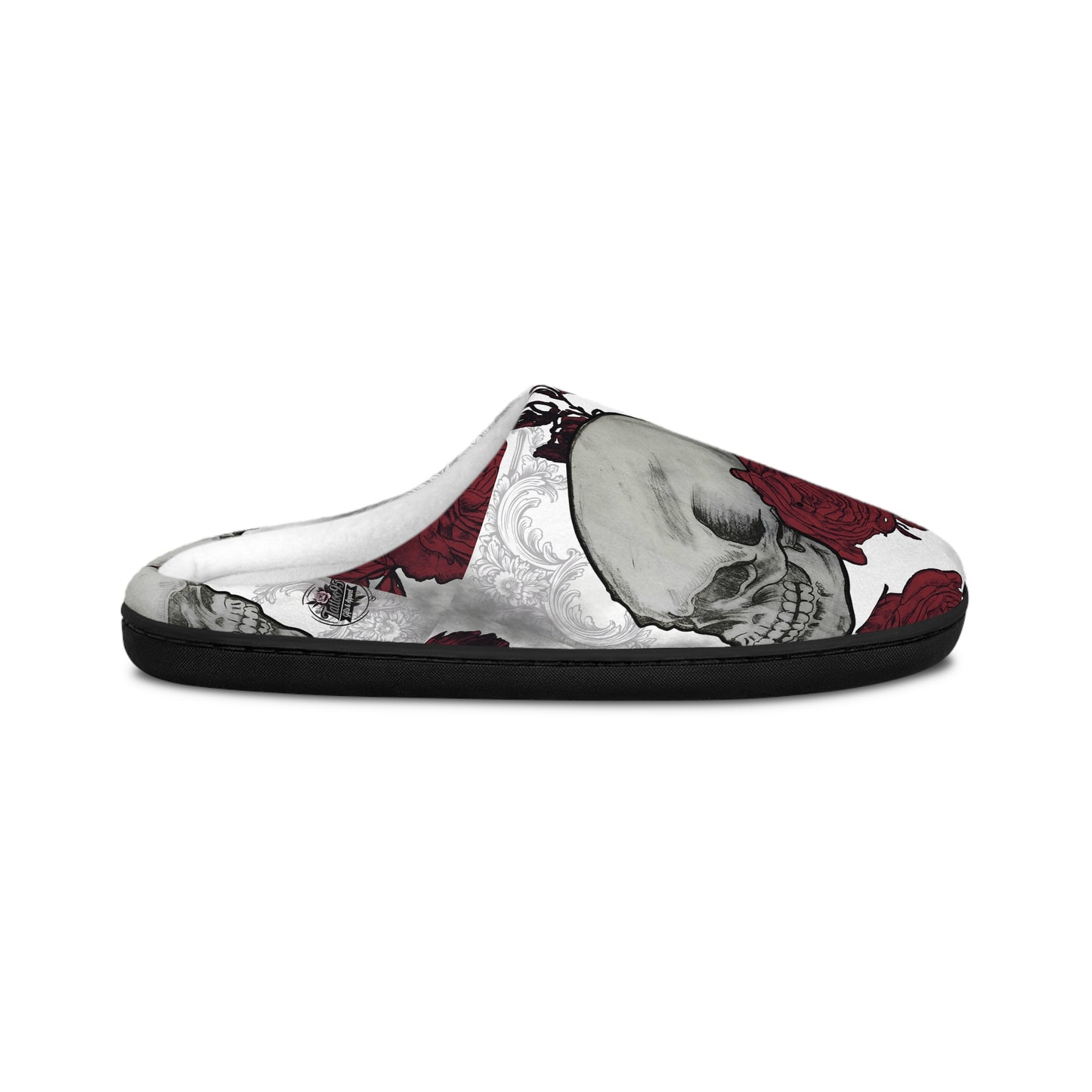 Skulls and Roses - Women's Indoor Slippers