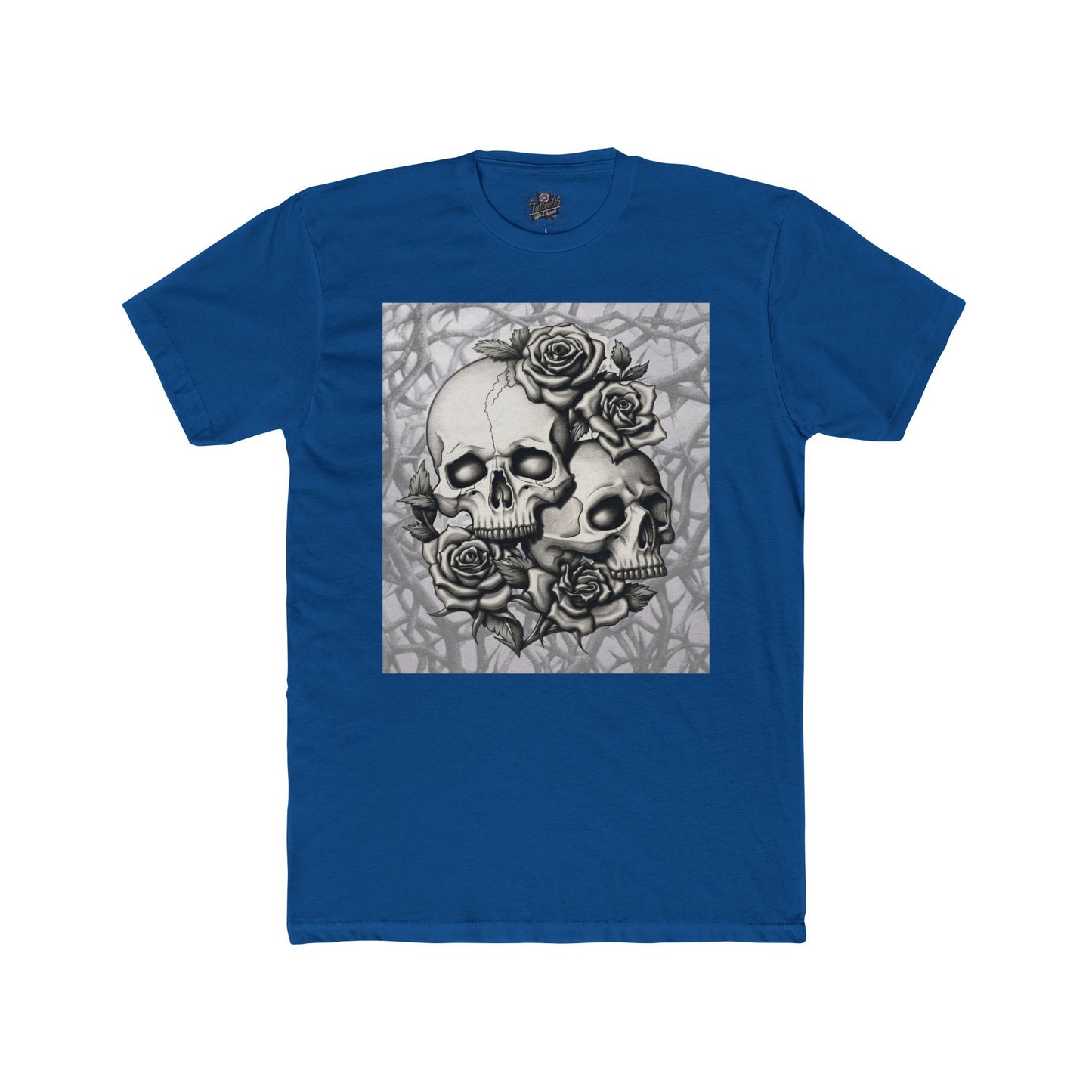 Roses Skull Pair - Unisex Tshirt - Crewneck Unisex Tee (XS-5XL)