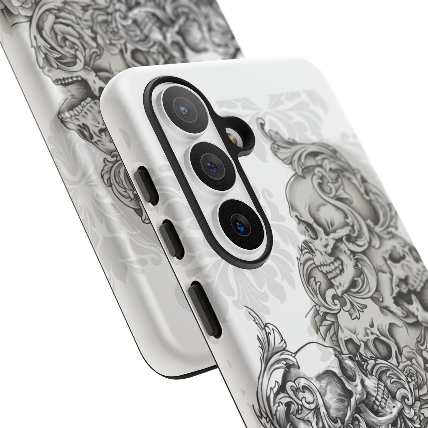 Cascading Skulls - Tough Phone Cases Available in most Galaxy series.