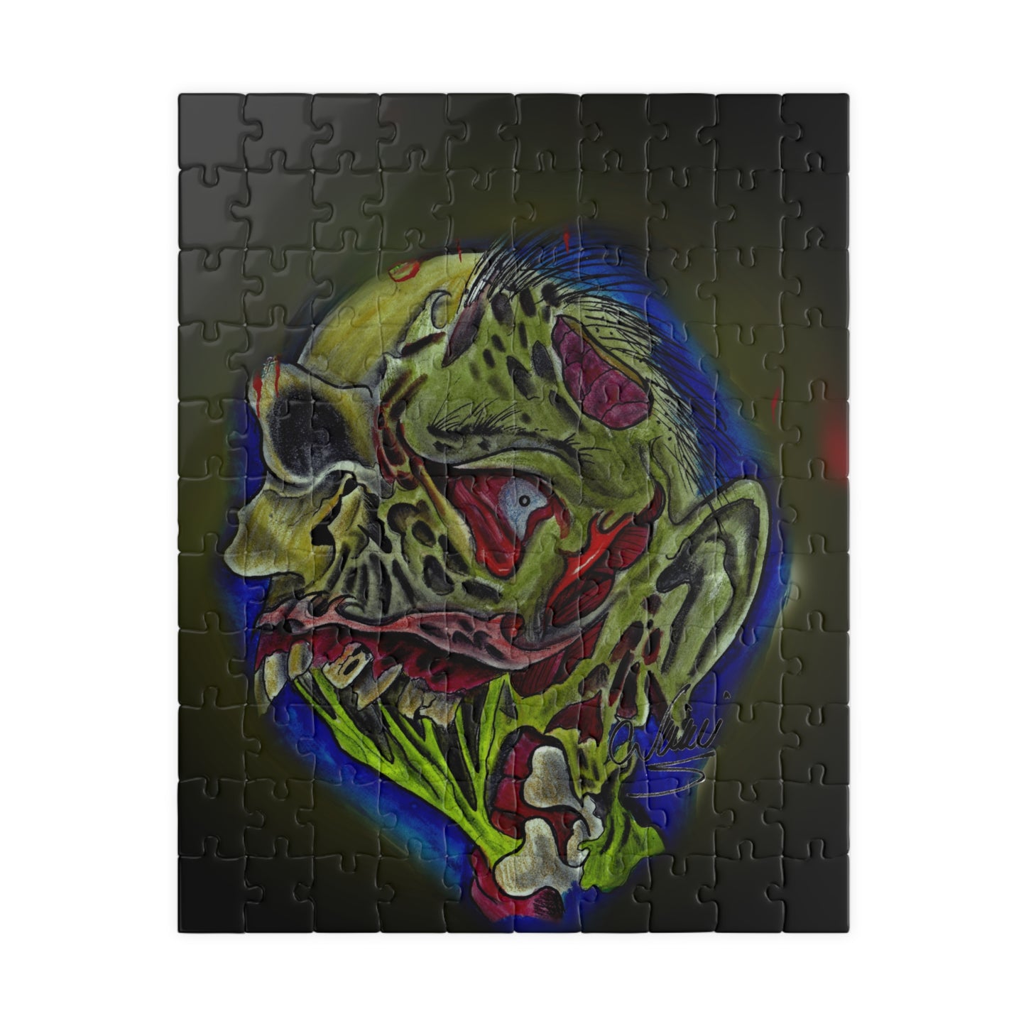 Zombie King of the Dead - Puzzle — Jewel-Toned Glossy Art (110/252/520/1014 pcs)