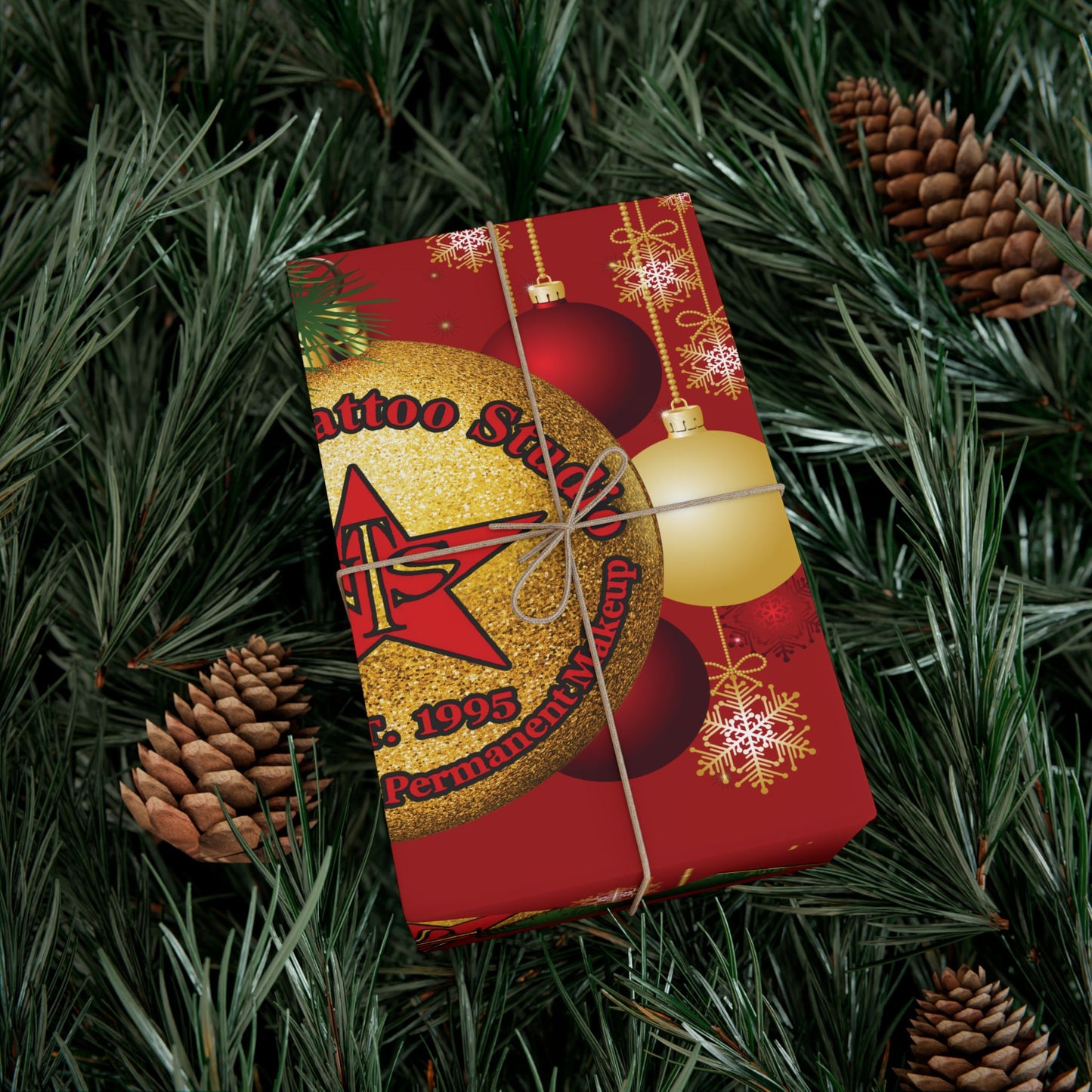 Nikki's Tattoo Studio Collection - Gift Wrapping - ORNAMENTAL Gift Wrapping Paper