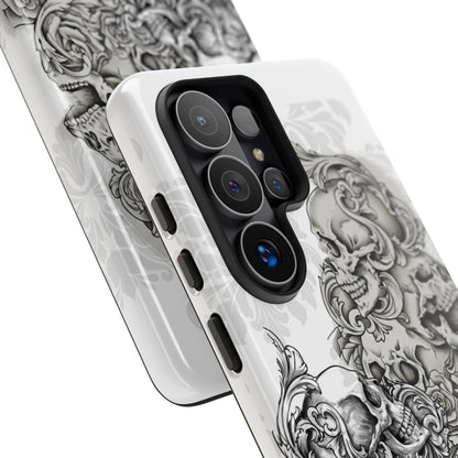 Cascading Skulls - Tough Phone Cases Available in most Galaxy series.