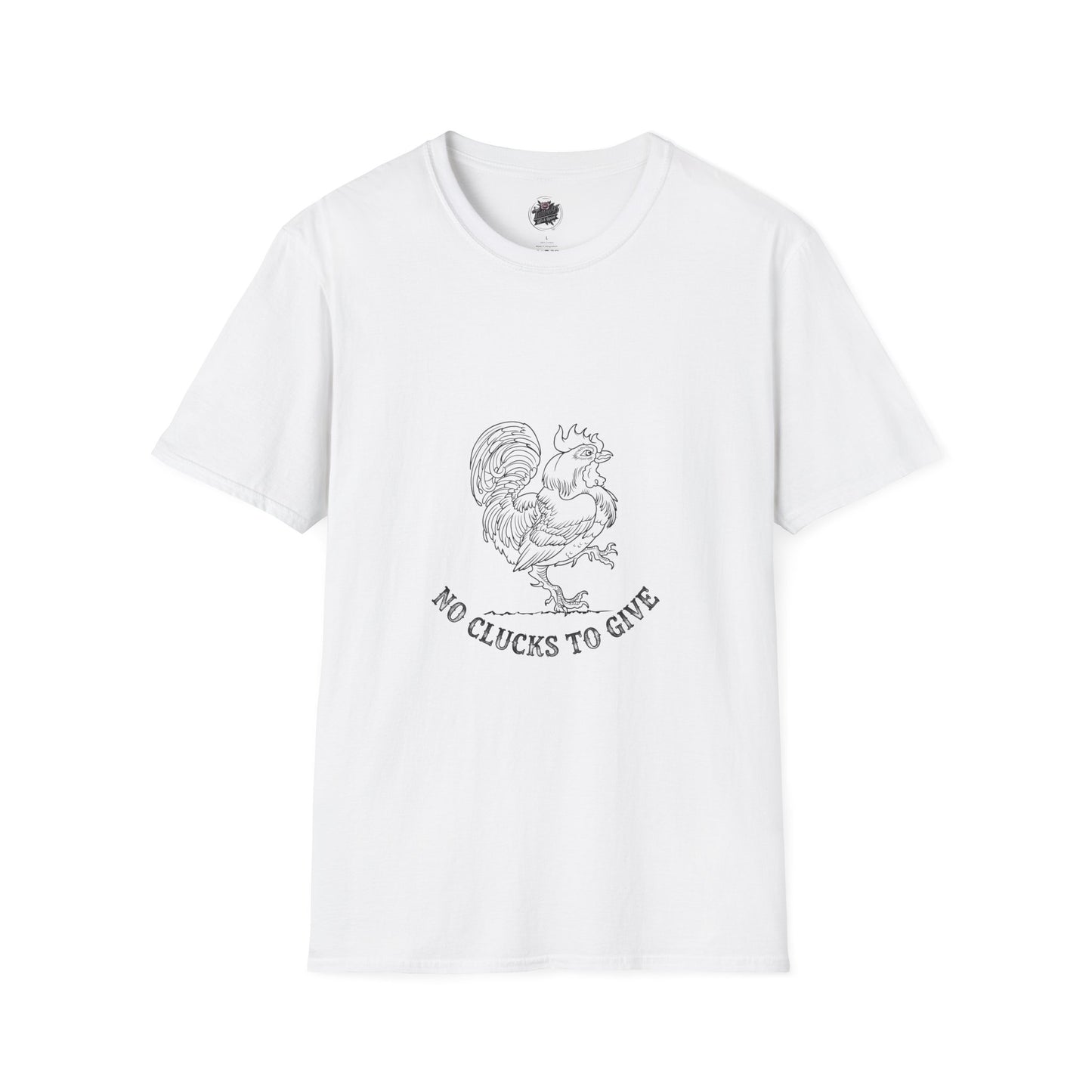 Rooster Tattoo "No Clucks To Give" Unisex T-Shirt