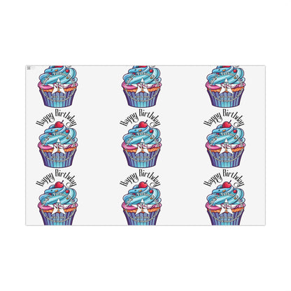 Nikki's Tattoo Studio Collection - Happy Birthday Gift Wrapping - Cupcake