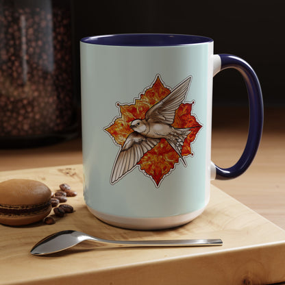 Swallow Bird Ceramic Coffee Mug – Accent 11/15 oz