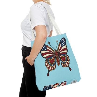Butterflies Are Free Patriotic Celebration Tote Bag