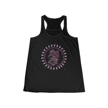 Dragon Strength Tank Woman's Razorback - Black or White