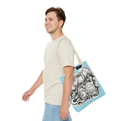 Skull Time - Tote Bag — Gothic Vintage Tattoo Art