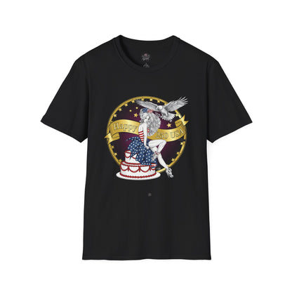 Patriotic '250 Years of Faith in the USA' T-Shirt — Happy Birthday America