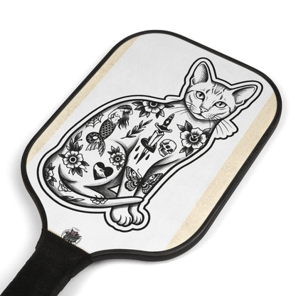 Vintage Tattooed Cat - Pickleball Kit