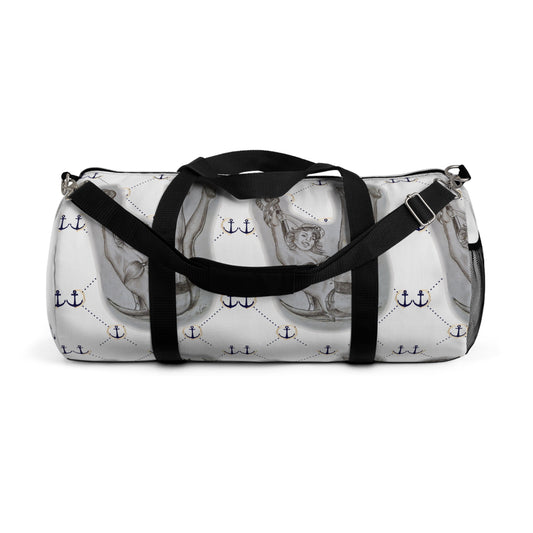 Vintage Sailor Girl Artwork - Duffel Bag Large & Small Sized