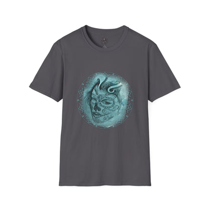 Beautiful Face Tattoo Art - Gildan T-Shirt — Artistic Portrait Graphic Tee
