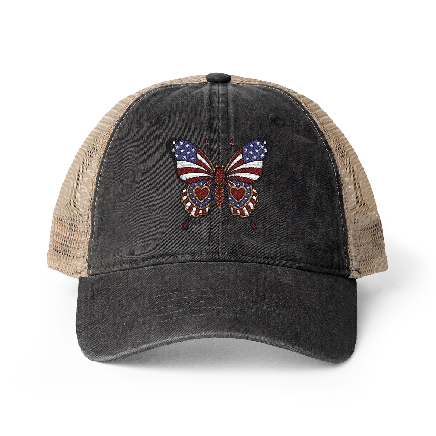 Butterflies Are Free - Woman's Washed Mesh-Back Cap