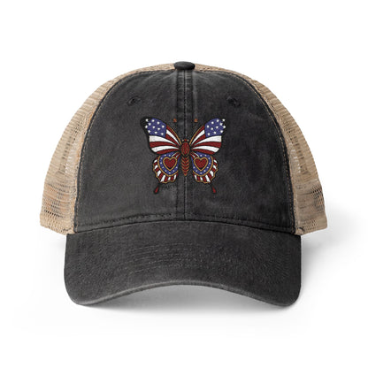 Butterflies Are Free - Woman's Washed Mesh-Back Cap