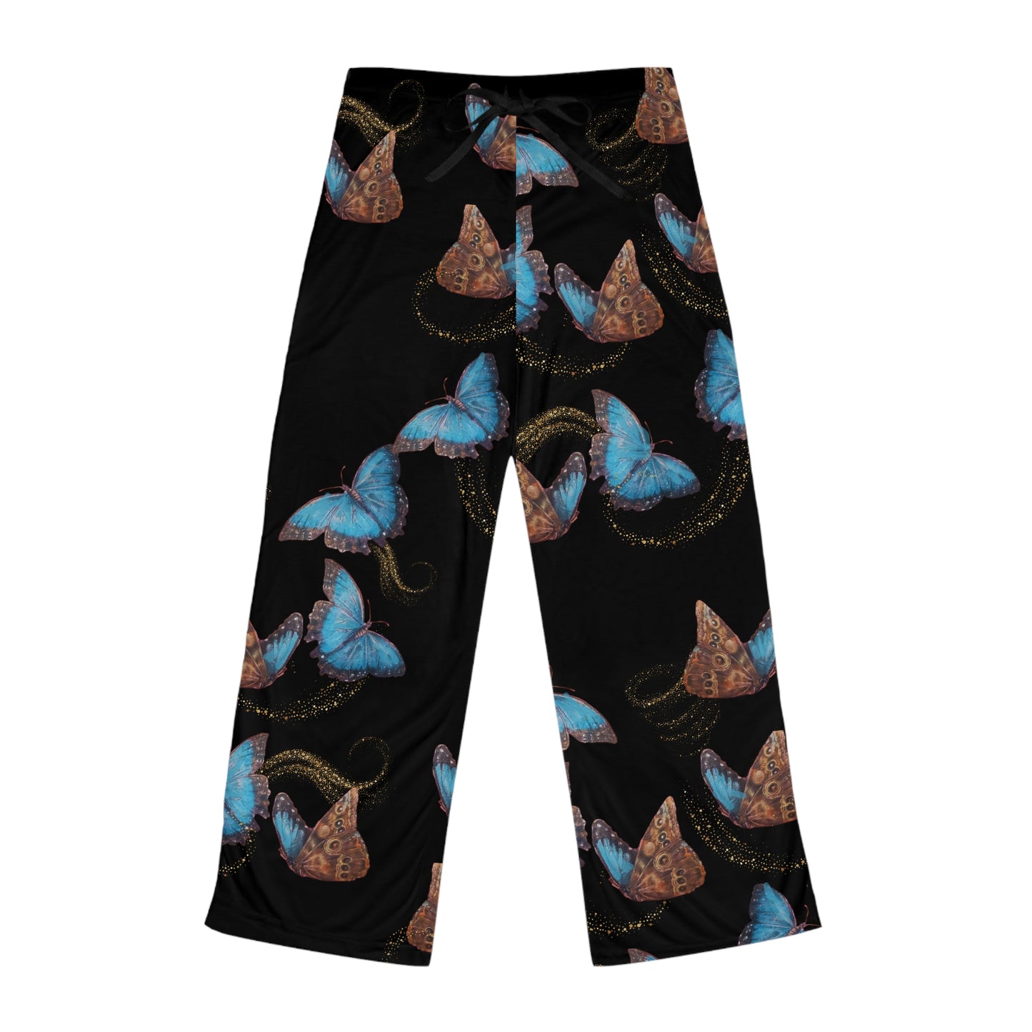 Blue Morphis Butterfly  Tattoo Art - Pajama Pants