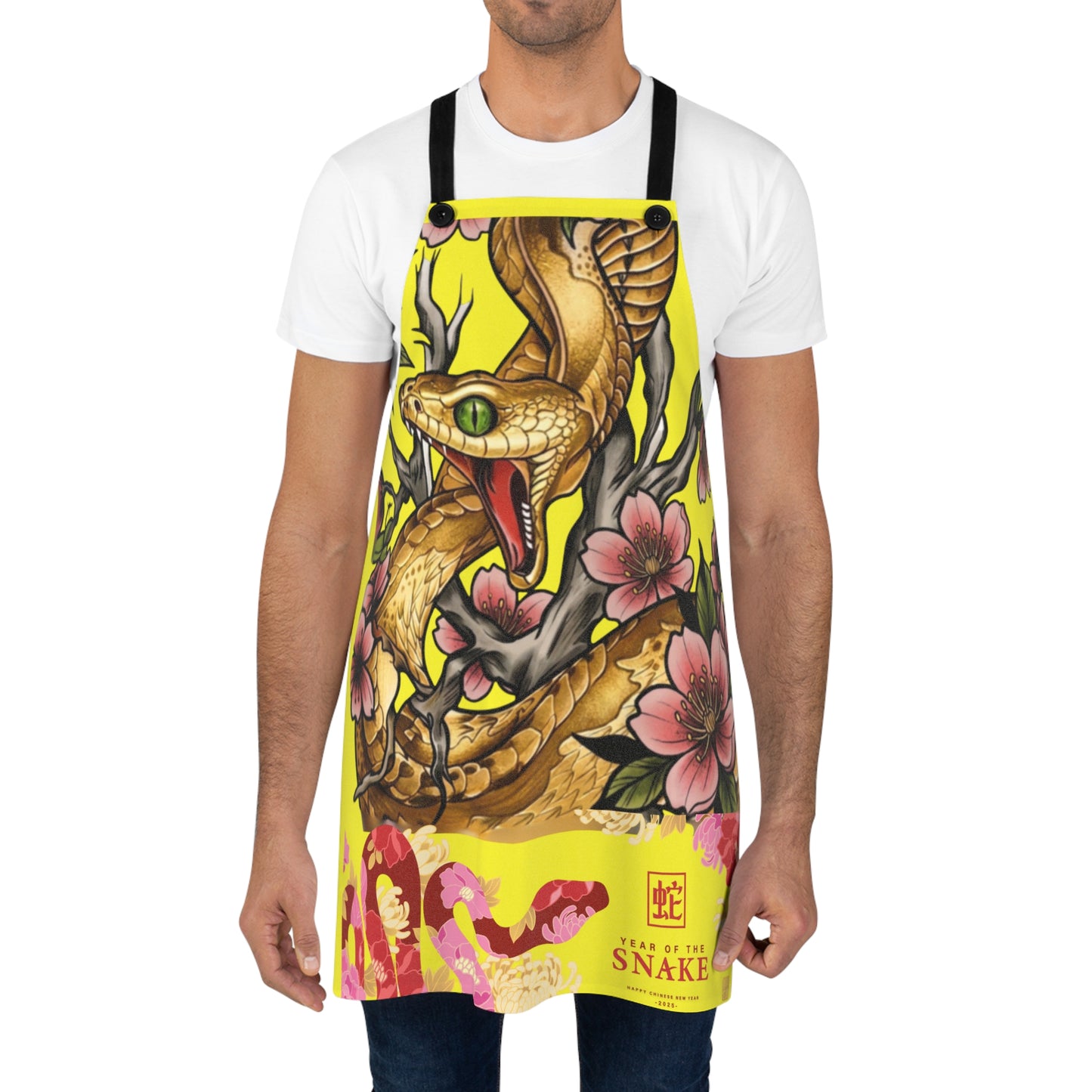 Chinese New Year Apron — Festive Lunar New Year Kitchen Apron