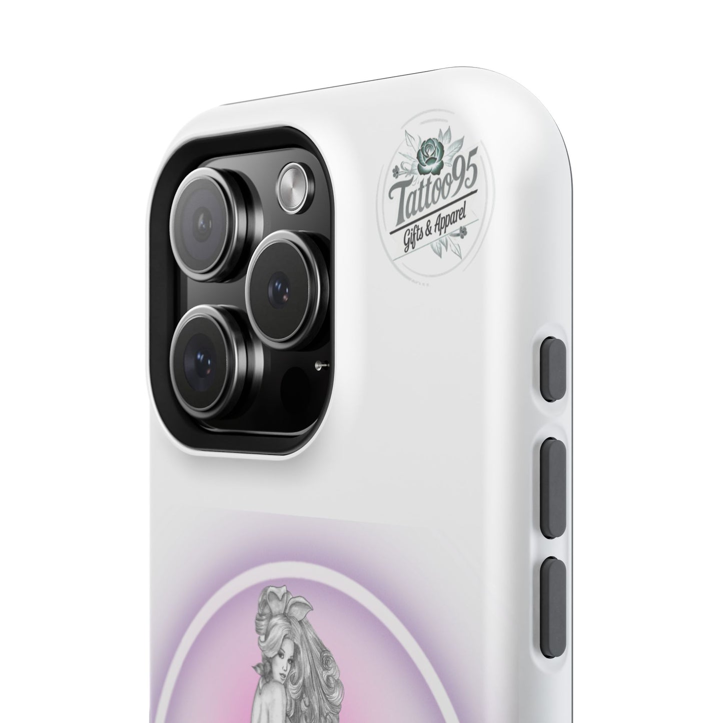 Pretty Bunny Vintage Artwork - iPhone Case