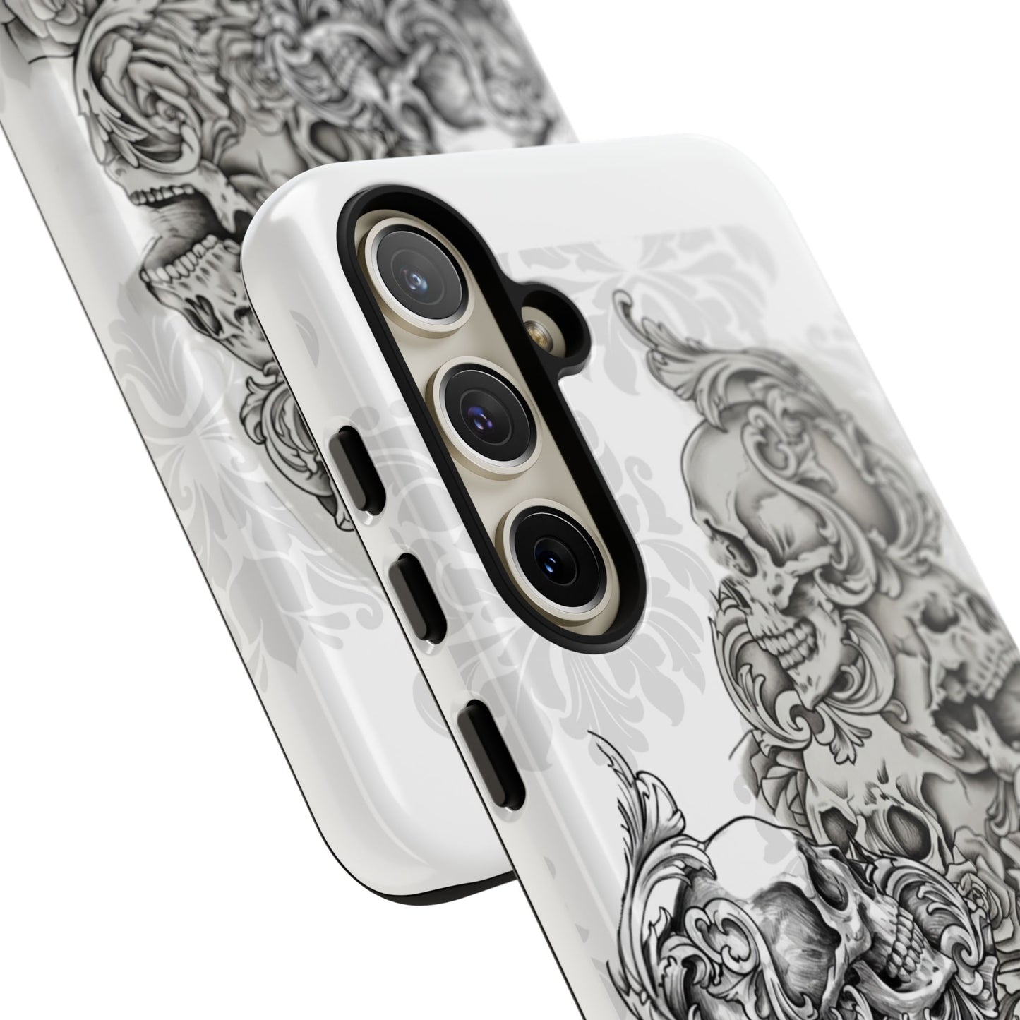 Cascading Skulls - Tough Phone Cases Available in most Galaxy series.