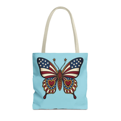 Butterflies Are Free Patriotic Celebration Tote Bag