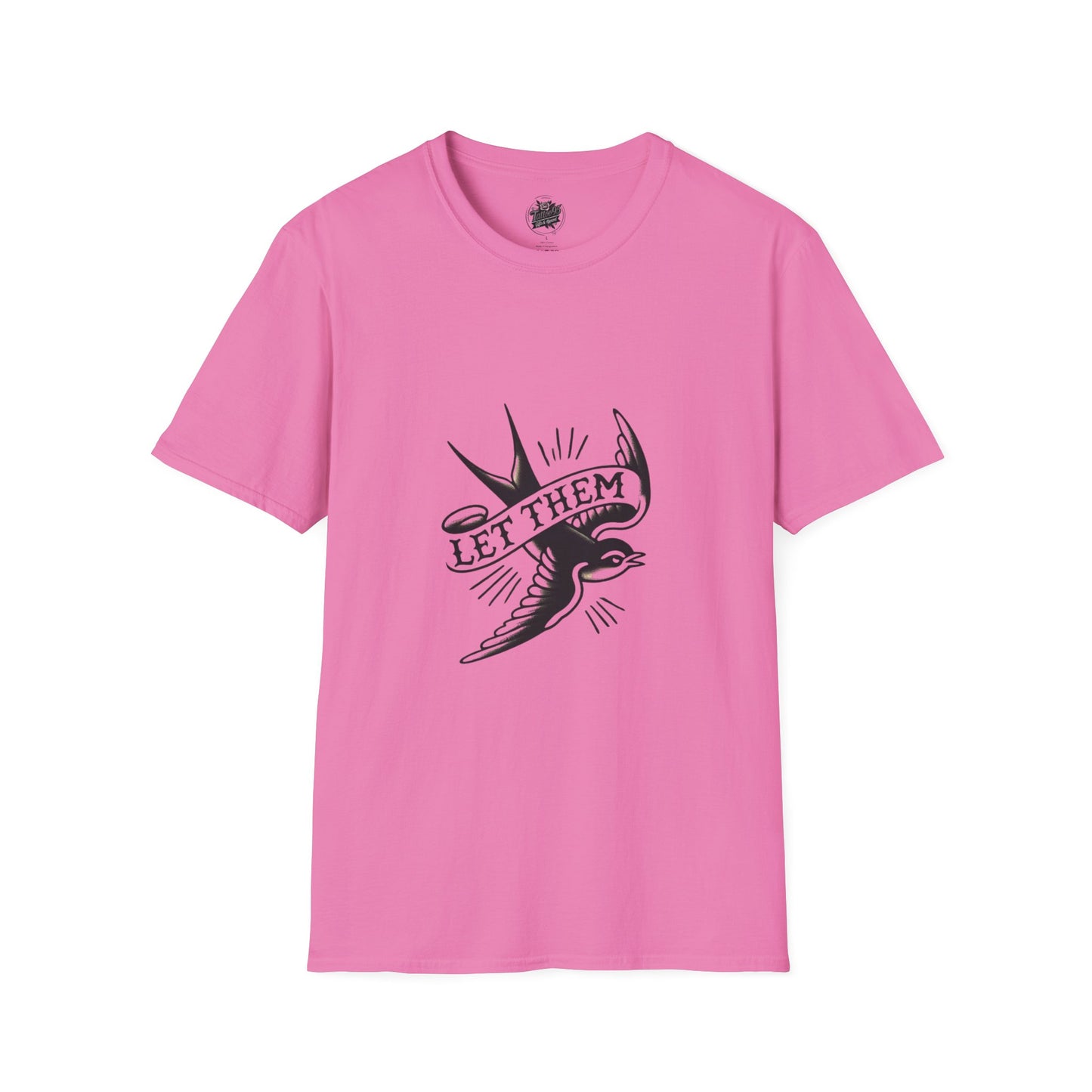 Retro Tattoo 'Let Them' Healing Message T-Shirt