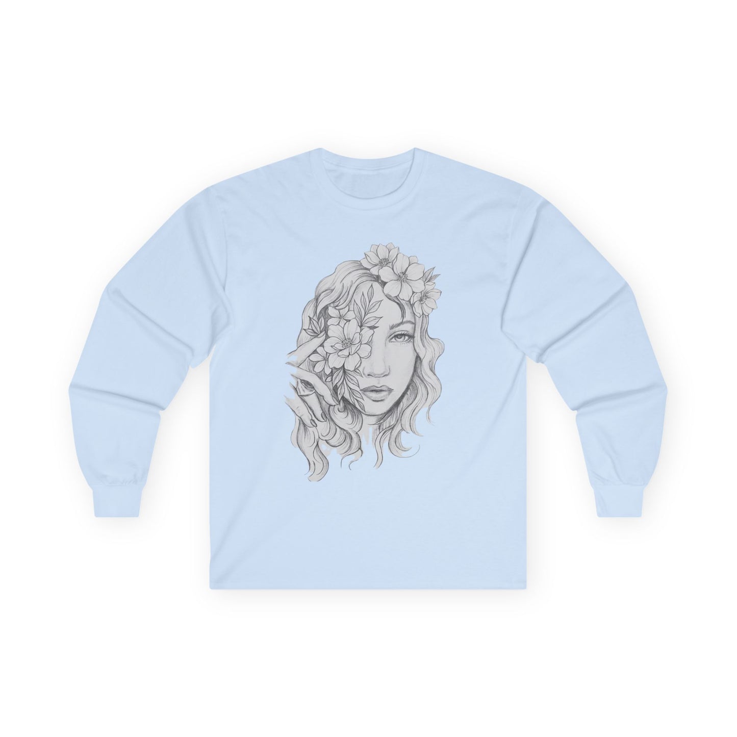 Flower Child - Long Sleeve Ultra Cotton T-Shirt