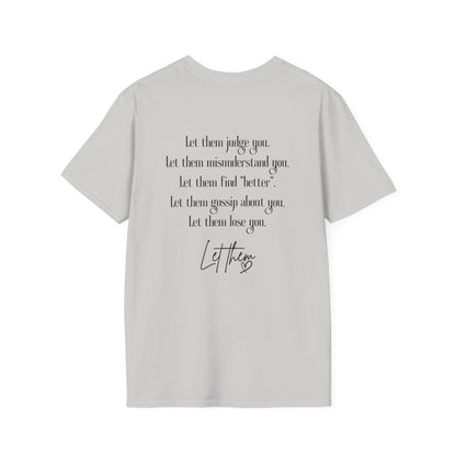 Retro Tattoo 'Let Them' Healing Message T-Shirt