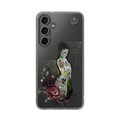 Zombie Lady Deadrah - Galaxy 24 Series & Galaxy 25 Series Phone Case - Black Background