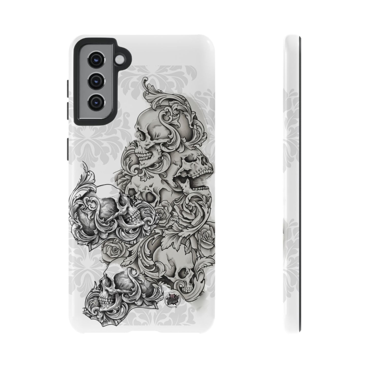 Cascading Skulls - Tough Phone Cases Available in most Galaxy series.