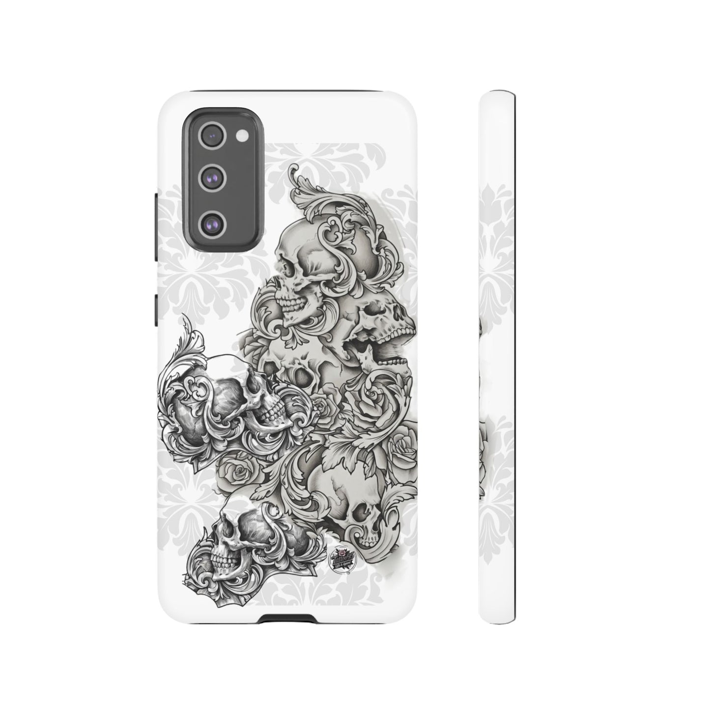 Cascading Skulls - Tough Phone Cases Available in most Galaxy series.
