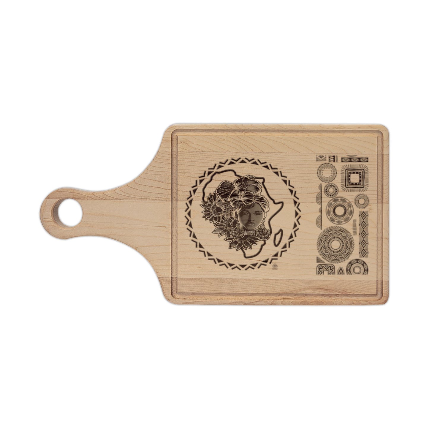 Gele Girl - Engraved Cutting Board — Decorative Serving & Chopping Board