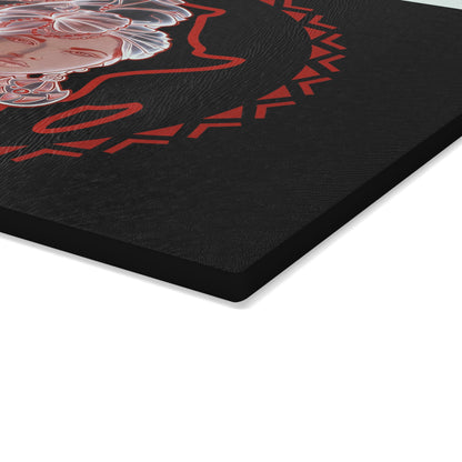 Sacred Beauty - Glass Cutting Board