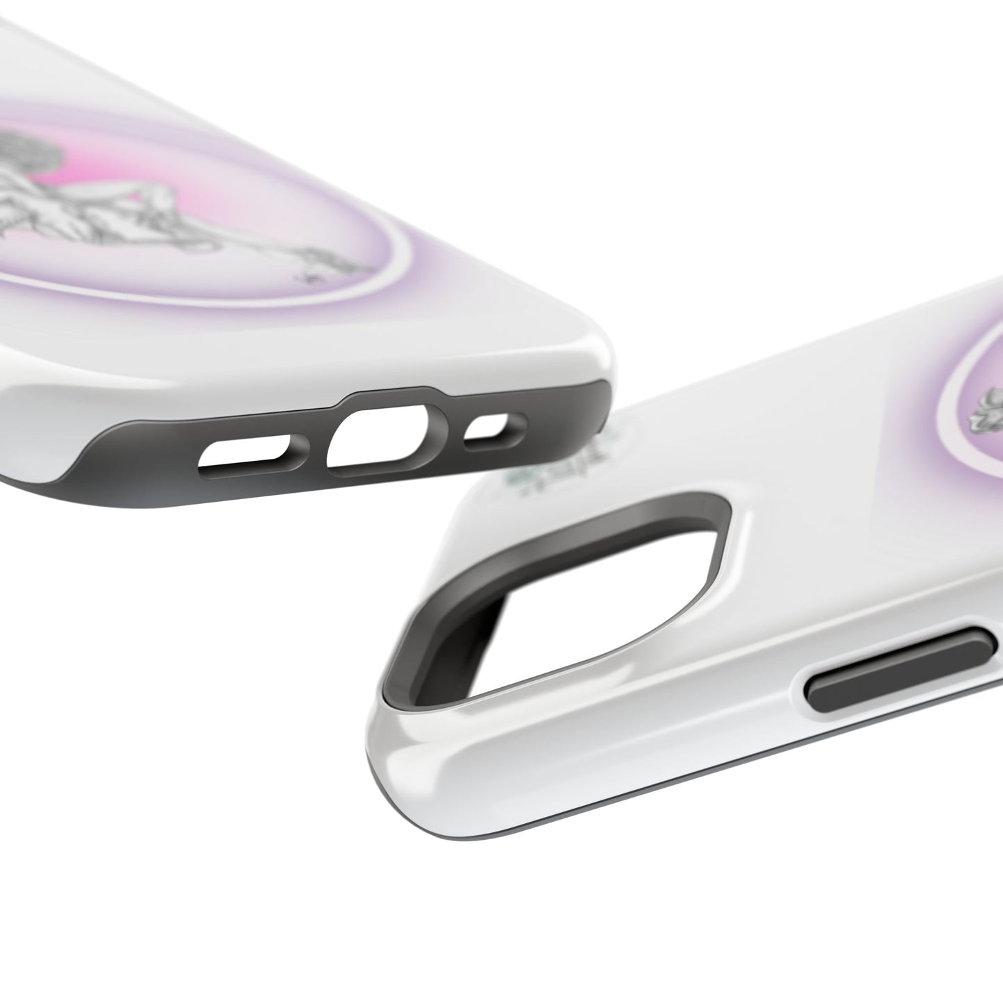 Pretty Bunny Vintage Artwork - iPhone Case