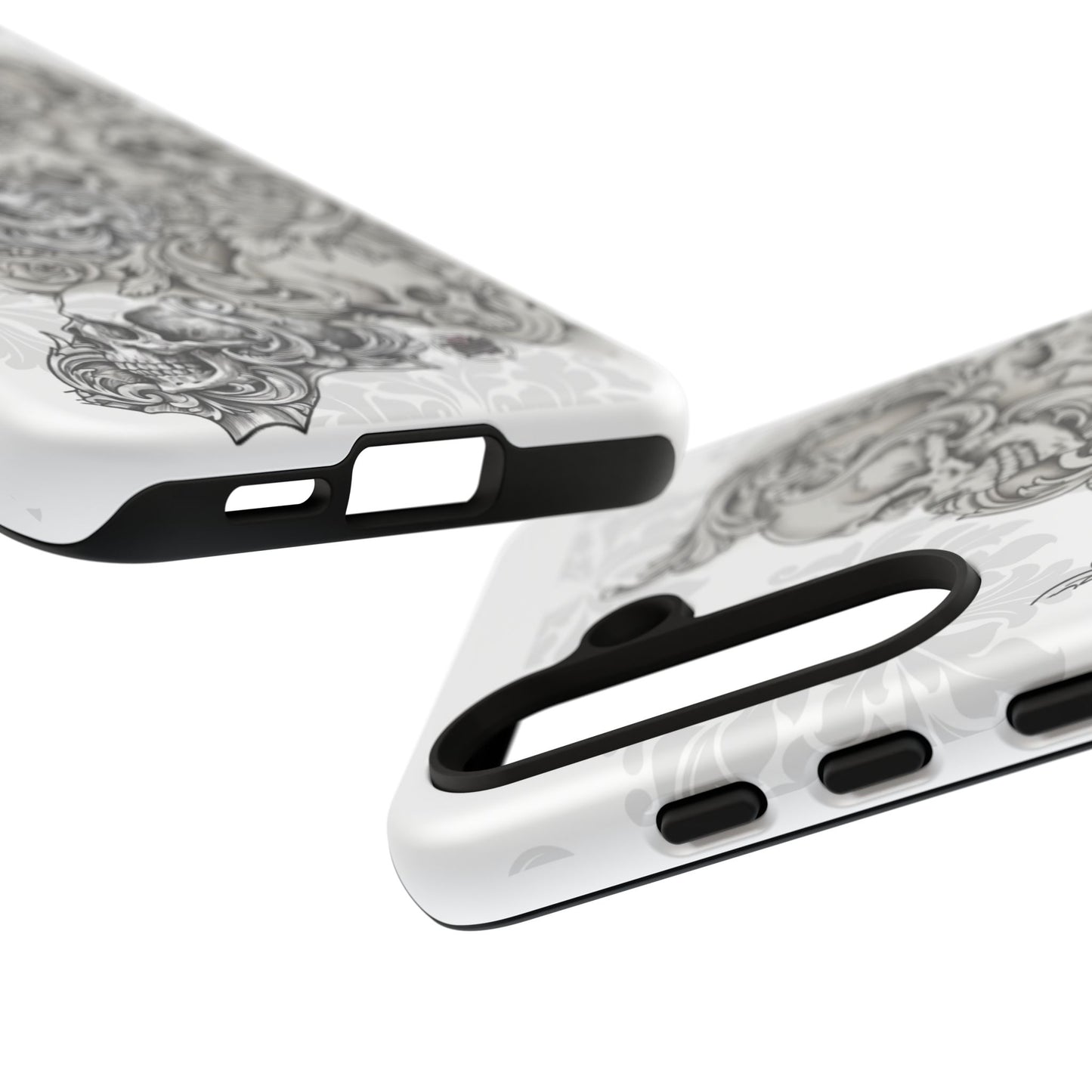 Cascading Skulls - Tough Phone Cases Available in most Galaxy series.